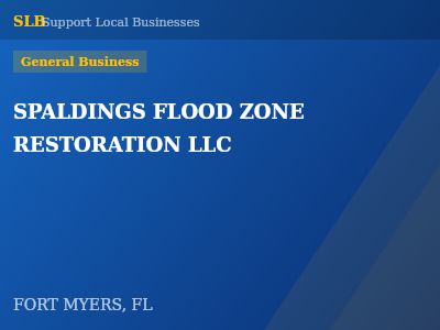 SPALDINGS FLOOD ZONE RESTORATION LLC — General Business in FORT MYERS, FL