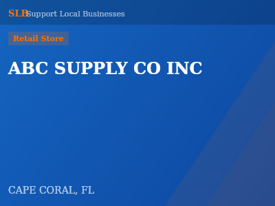 ABC SUPPLY CO INC — Retail Store in CAPE CORAL, FL