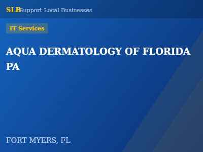 AQUA DERMATOLOGY OF FLORIDA PA — IT Services in FORT MYERS, FL