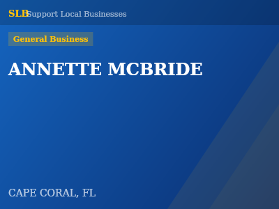 ANNETTE MCBRIDE — General Business in CAPE CORAL, FL