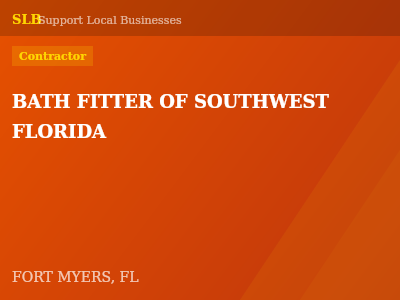 BATH FITTER OF SOUTHWEST FLORIDA — Contractor in FORT MYERS, FL