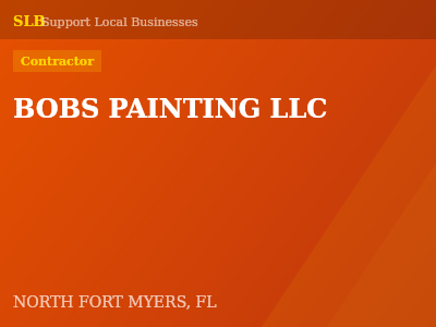 BOBS PAINTING LLC — Contractor in NORTH FORT MYERS, FL