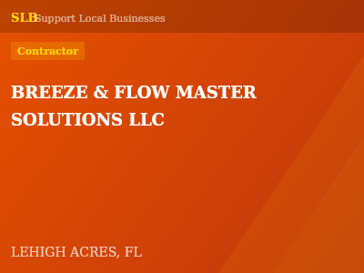 BREEZE & FLOW MASTER SOLUTIONS LLC — Contractor in LEHIGH ACRES, FL