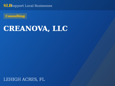 CREANOVA, LLC — Consulting in LEHIGH ACRES, FL