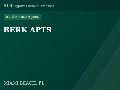 BERK APTS — Real Estate Agent in MIAMI BEACH, FL