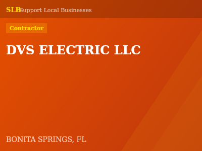 DVS ELECTRIC LLC — Contractor in BONITA SPRINGS, FL