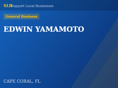 EDWIN YAMAMOTO — General Business in CAPE CORAL, FL