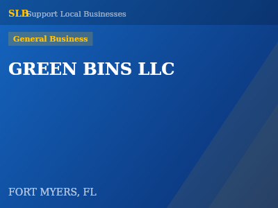 GREEN BINS LLC — General Business in FORT MYERS, FL