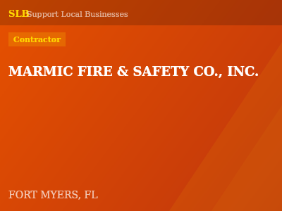 MARMIC FIRE & SAFETY CO., INC. — Contractor in FORT MYERS, FL