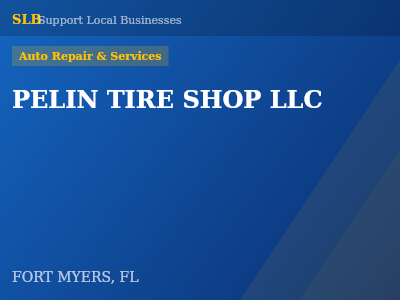 PELIN TIRE SHOP LLC — Auto Repair & Services in FORT MYERS, FL