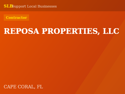 REPOSA PROPERTIES, LLC — Contractor in CAPE CORAL, FL