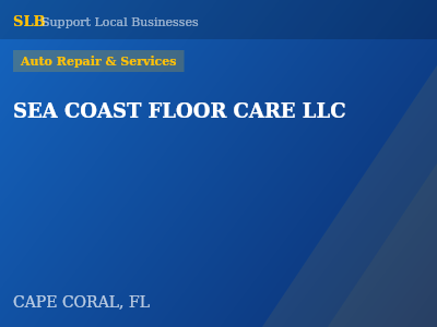 SEA COAST FLOOR CARE LLC — Auto Repair & Services in CAPE CORAL, FL