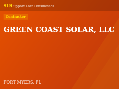 GREEN COAST SOLAR, LLC — Contractor in FORT MYERS, FL