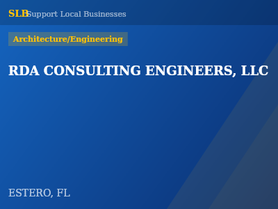 RDA CONSULTING ENGINEERS, LLC — Architecture/Engineering in ESTERO, FL