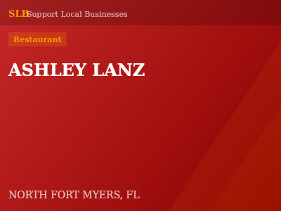 ASHLEY LANZ — Restaurant in NORTH FORT MYERS, FL