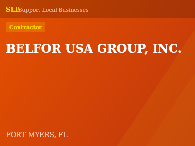 BELFOR USA GROUP, INC. — Contractor in FORT MYERS, FL
