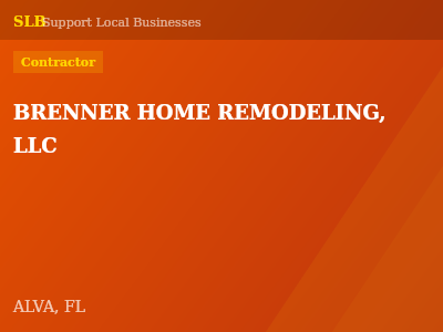 BRENNER HOME REMODELING, LLC — Contractor in ALVA, FL