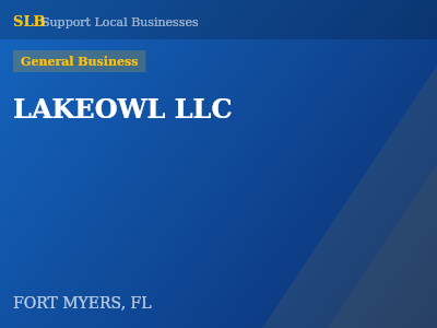 LAKEOWL LLC — General Business in FORT MYERS, FL
