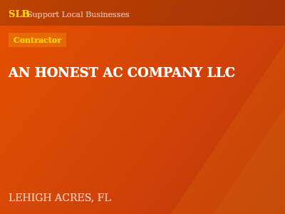 AN HONEST AC COMPANY LLC — Contractor in LEHIGH ACRES, FL