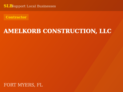 AMELKORB CONSTRUCTION, LLC — Contractor in FORT MYERS, FL