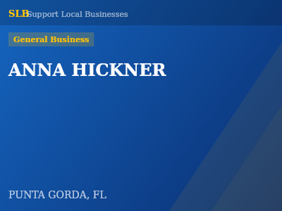 ANNA HICKNER — General Business in PUNTA GORDA, FL