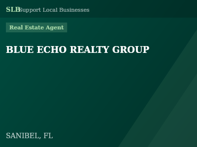 BLUE ECHO REALTY GROUP — Real Estate Agent in SANIBEL, FL