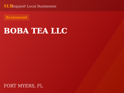 BOBA TEA LLC — Restaurant in FORT MYERS, FL