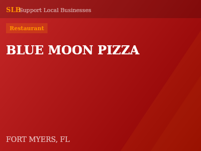 BLUE MOON PIZZA — Restaurant in FORT MYERS, FL