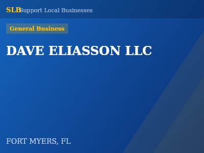 DAVE ELIASSON LLC — General Business in FORT MYERS, FL