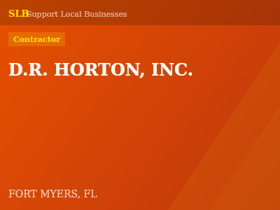 D.R. HORTON, INC. — Contractor in FORT MYERS, FL