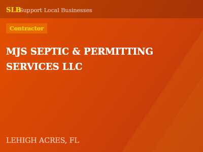 MJS SEPTIC & PERMITTING SERVICES LLC — Contractor in LEHIGH ACRES, FL