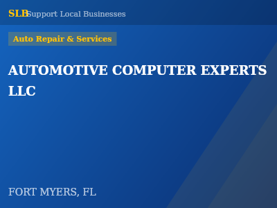 AUTOMOTIVE COMPUTER EXPERTS LLC — Auto Repair & Services in FORT MYERS, FL