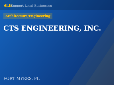 CTS ENGINEERING, INC. — Architecture/Engineering in FORT MYERS, FL