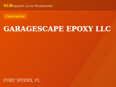 GARAGESCAPE EPOXY LLC — Contractor in FORT MYERS, FL