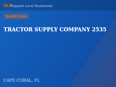 TRACTOR SUPPLY COMPANY 2535 — Retail Store in CAPE CORAL, FL