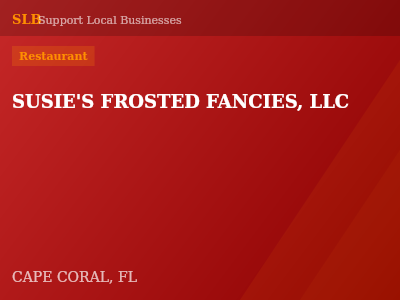 SUSIE'S FROSTED FANCIES, LLC — Restaurant in CAPE CORAL, FL