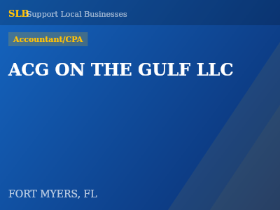 ACG ON THE GULF LLC — Accountant/CPA in FORT MYERS, FL