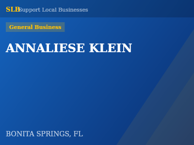 ANNALIESE KLEIN — General Business in BONITA SPRINGS, FL