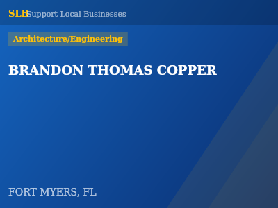 BRANDON THOMAS COPPER — Architecture/Engineering in FORT MYERS, FL