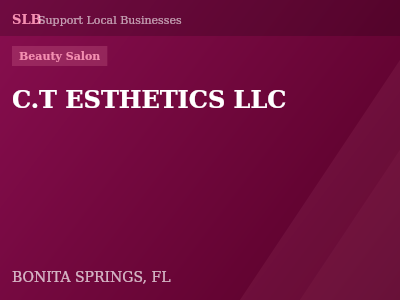 C.T ESTHETICS LLC — Beauty Salon in BONITA SPRINGS, FL