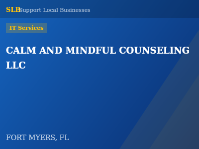 CALM AND MINDFUL COUNSELING LLC — IT Services in FORT MYERS, FL