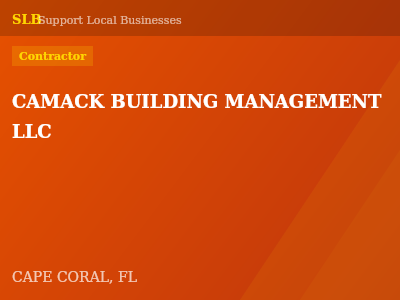 CAMACK BUILDING MANAGEMENT LLC — Contractor in CAPE CORAL, FL