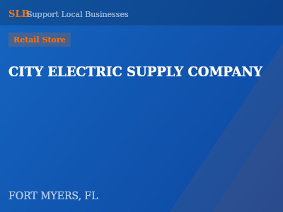CITY ELECTRIC SUPPLY COMPANY — Retail Store in FORT MYERS, FL