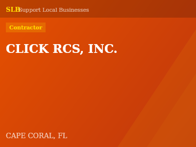 CLICK RCS, INC. — Contractor in CAPE CORAL, FL