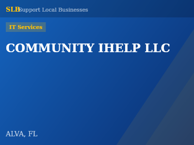 COMMUNITY IHELP LLC — IT Services in ALVA, FL
