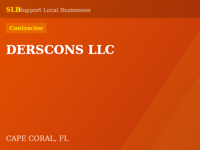 DERSCONS LLC — Contractor in CAPE CORAL, FL