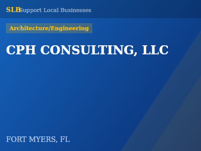 CPH CONSULTING, LLC — Architecture/Engineering in FORT MYERS, FL