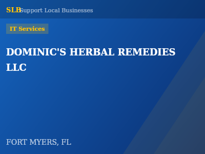 DOMINIC'S HERBAL REMEDIES LLC — IT Services in FORT MYERS, FL