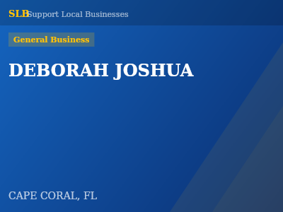 DEBORAH JOSHUA — General Business in CAPE CORAL, FL