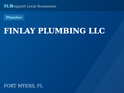 FINLAY PLUMBING LLC — Plumber in FORT MYERS, FL